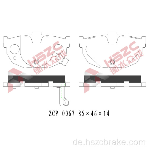 FMSI D464 Auto Keramikbremspad für Hyundai